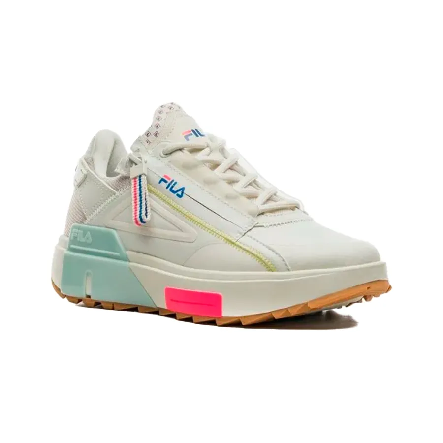 Imagen 2 de 5 de Zapatillas Fila Tormo-HUESO/CELESTE/FUCSIA
