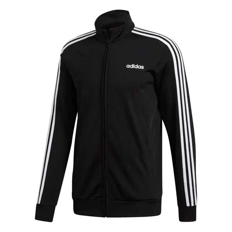 Imagen 0 de 2 de Campera adidas E 3s Tt Tric-NEGRO/BLANCO