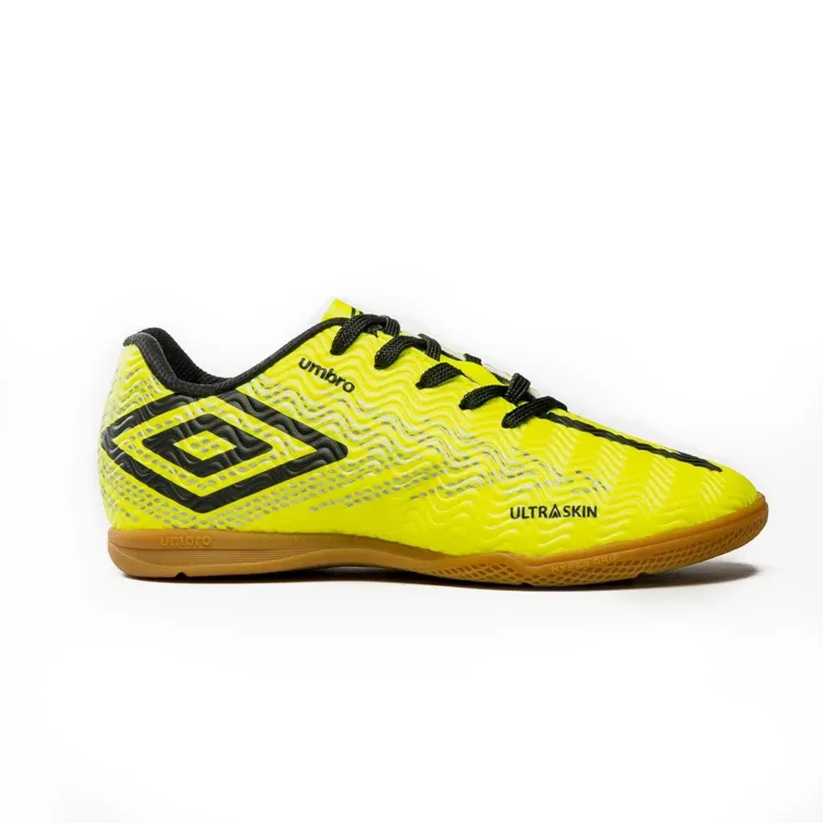 Imagen 0 de 8 de Botines Umbro Ultraskin Jr-AMARILLO FLUOR/NEGRO/PLATA