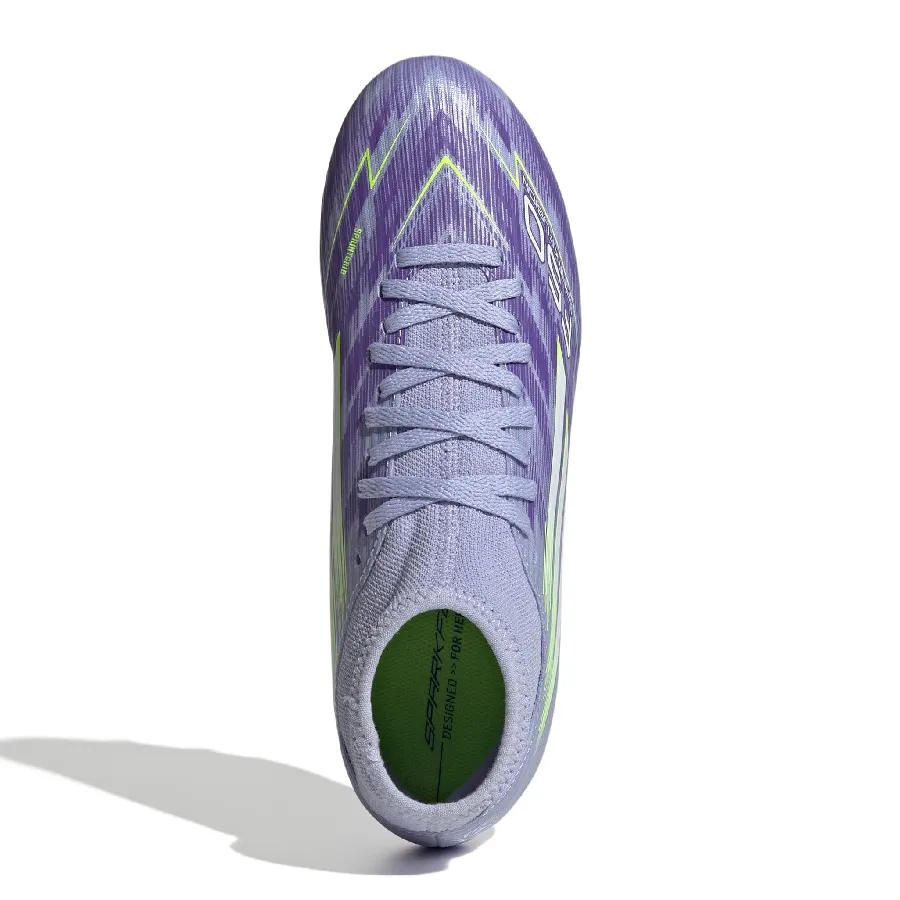 Imagen 3 de 7 de Botines adidas F50 Sparkfusion Club Fg-LILA/VERDE FLUOR