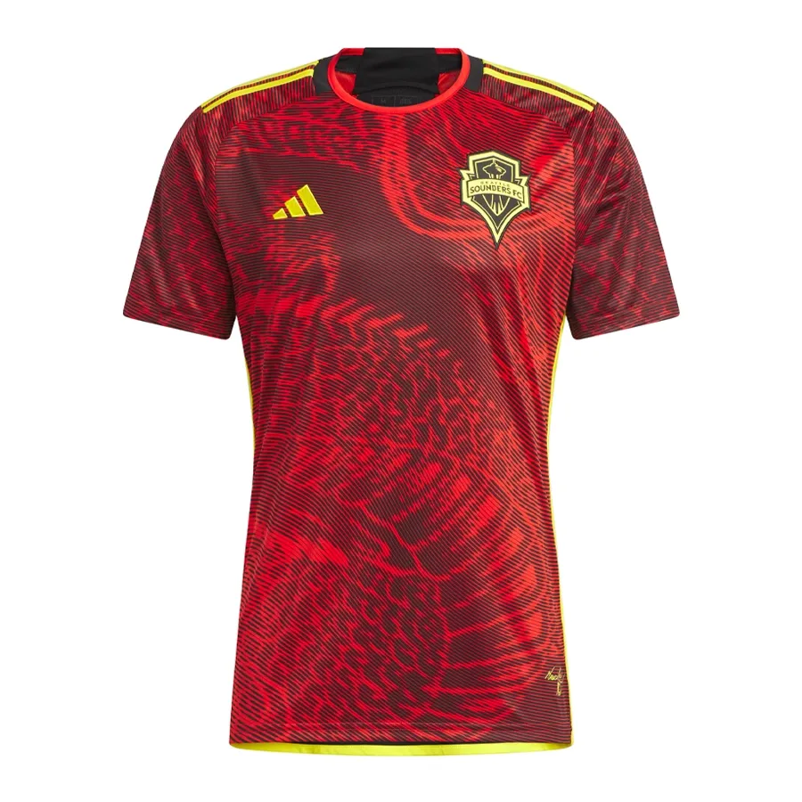 Imagen 3 de 6 de Camiseta adidas Alternativa Seattle Sounders Fc 23/24-ROJO/NEGRO