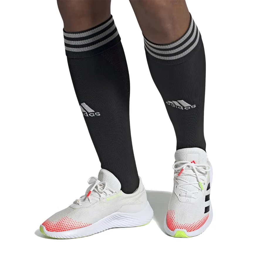 Imagen 7 de 8 de Zapatillas adidas Predator 20.3 L TR-BLANCO/NEGRO/VERDE