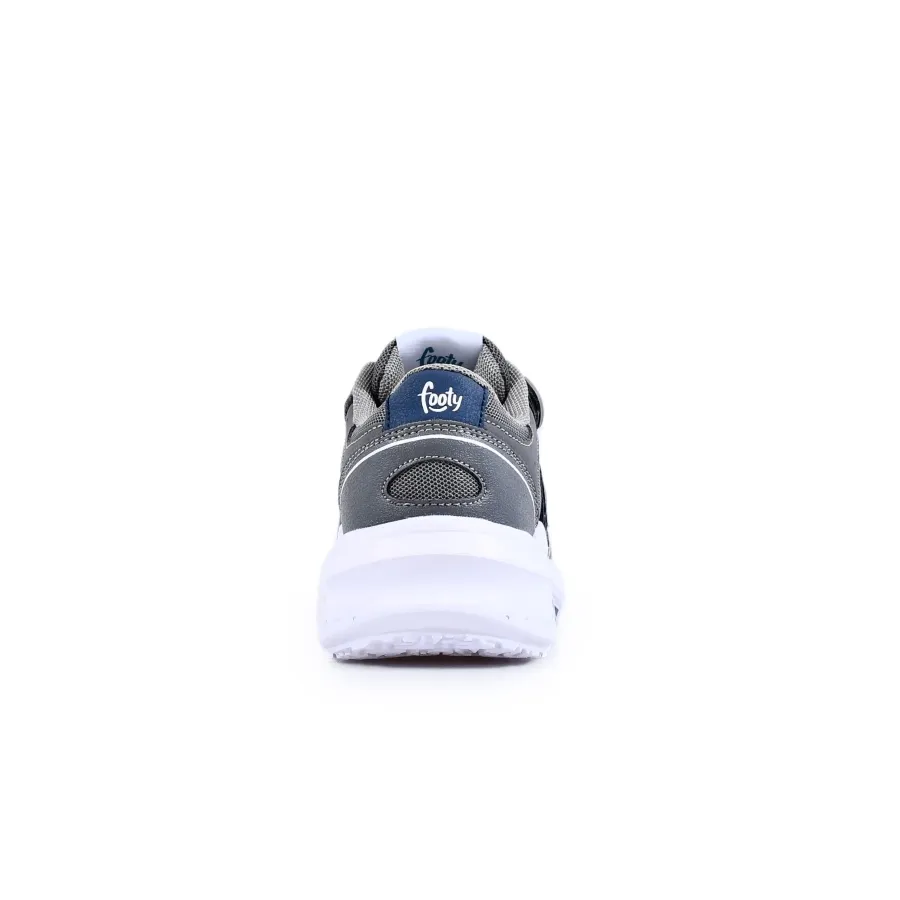 Imagen 4 de 6 de Zapatillas Footy Top-GRIS/AZUL/BLANCO