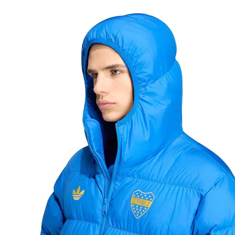 Imagen 3 de 5 de Campera adidas originals Puffer Boca Juniors-AZUL