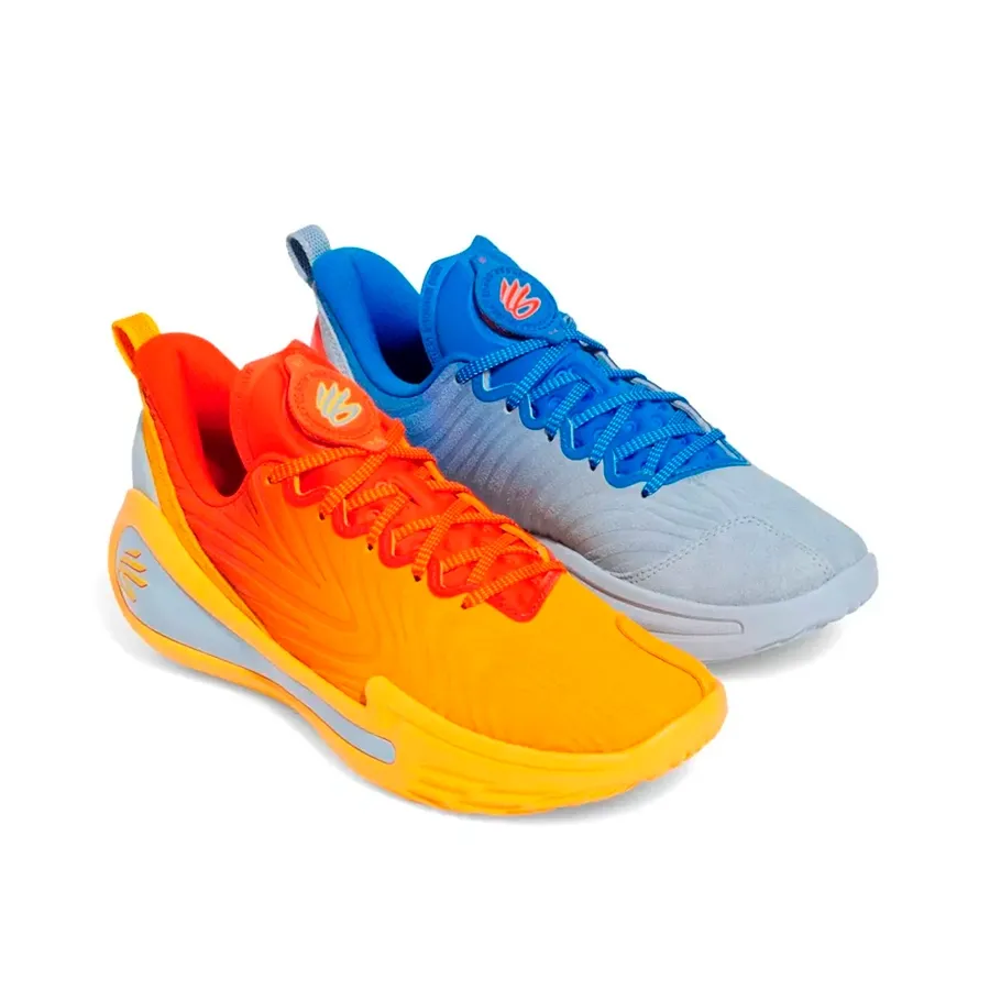 Imagen 1 de 5 de Zapatillas Under Armour Zapatilla  Curry 12 'What The Bay'-AMARILLO/NARANJA/AZUL/GRIS