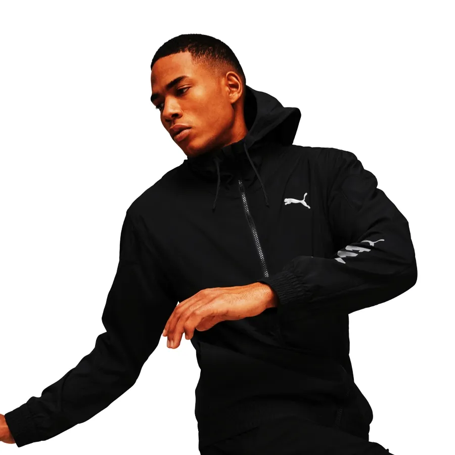 Imagen 2 de 5 de Campera Puma Fit Woven-NEGRO