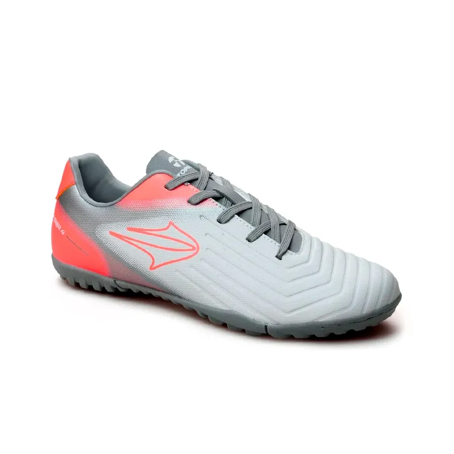 Imagen 1 de 4 de Botines Topper Multitapón Kaiser 4 Tf-GRIS/CORAL