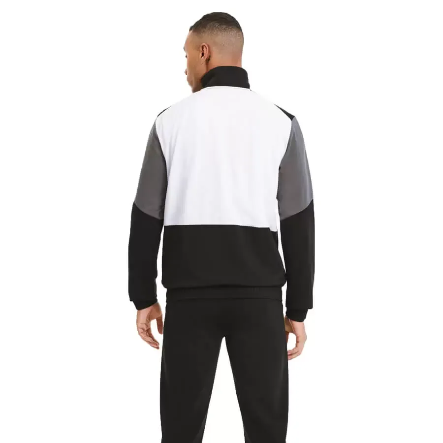 Imagen 3 de 4 de Conjunto Puma Deportivo Retro Para Hombre-NEGRO/BLANCO