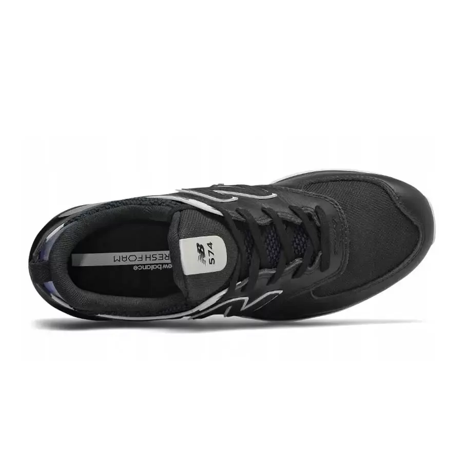 Imagen 2 de 4 de Zapatillas New Balance 574-NEGRO/BLANCO