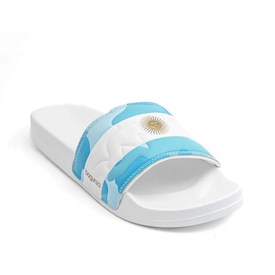 Imagen 2 de 4 de Ojotas Bagunza Mess10 Titular-BLANCO/CELESTE