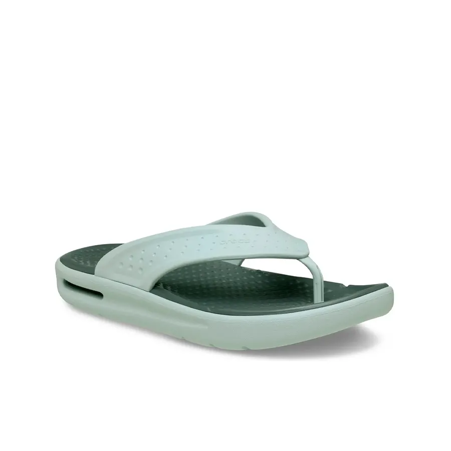 Imagen 2 de 5 de Ojotas Crocs Inmotion Flip-GRIS/VERDE