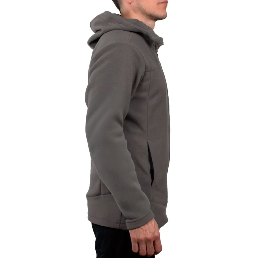 Imagen 2 de 10 de Campera Kamp Micropolar Con Capucha-GRIS