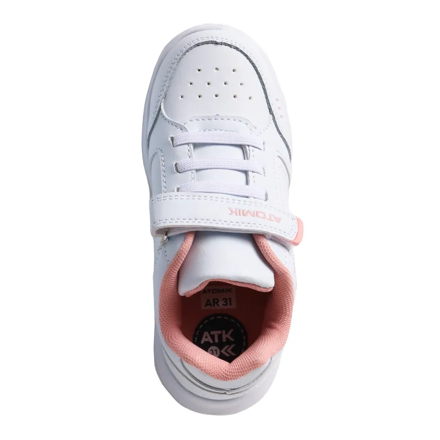 Imagen 1 de 5 de Zapatillas Atomik Casual Velcro Marsella Kids-BLANCO/ROSA