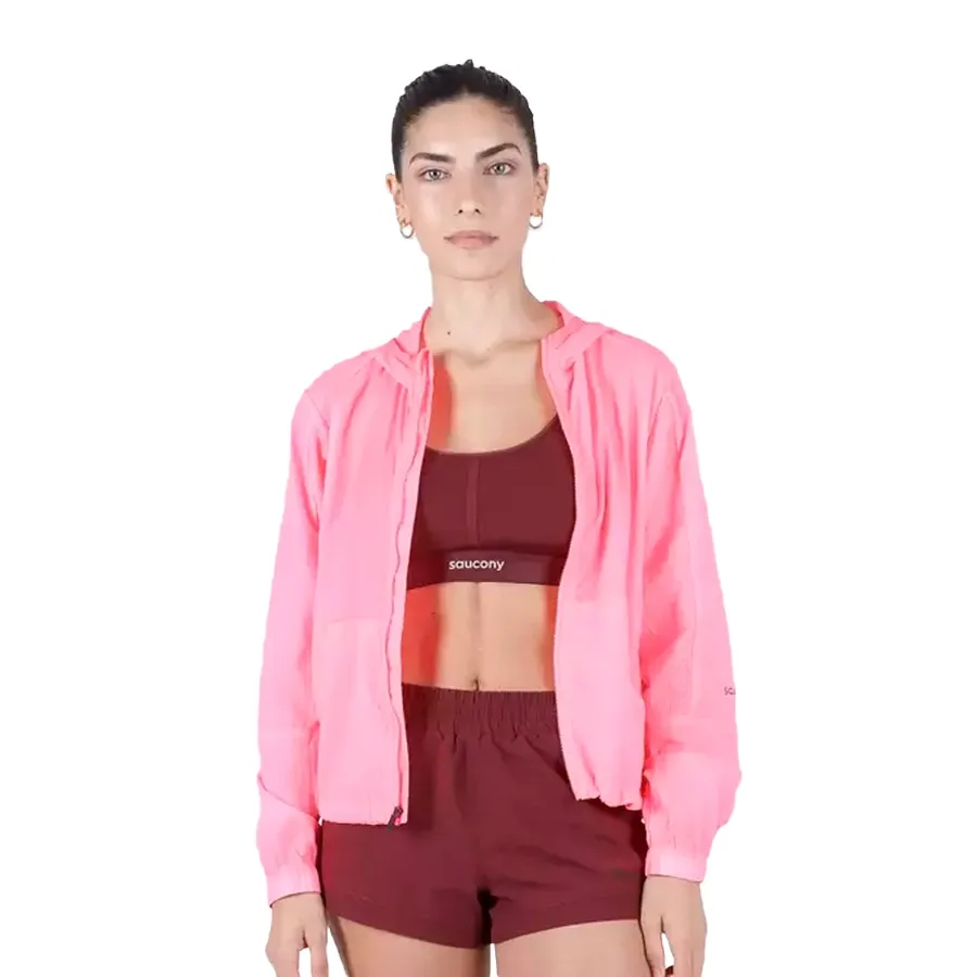 Imagen 0 de 5 de Campera Saucony Elevate Packaway-ROSA