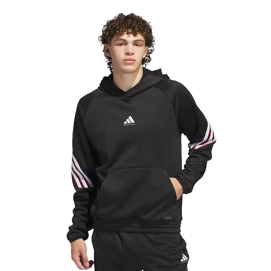 Imagen 0 de 4 de Buzo adidas Basketball Crazy Warm-NEGRO/BLANCO