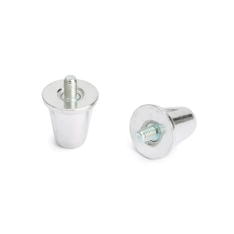 Imagen 1 de 2 de Tapones Rugby Aluminio 18mm X16u DRB-PLATA