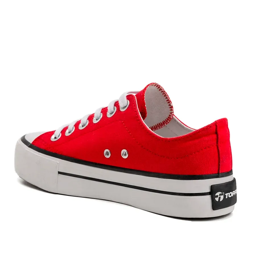 Imagen 2 de 5 de Zapatillas Topper Hyde II Max Platform-ROJO/BLANCO