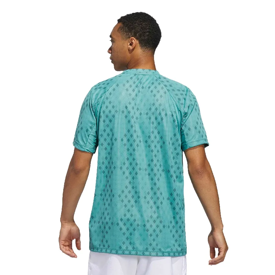Imagen 2 de 3 de Remera adidas Club de Tenis estampada Climacool-TURQUESA