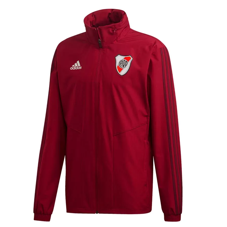 Imagen 0 de 4 de Campera adidas De Lluvia River Plate-BORDO
