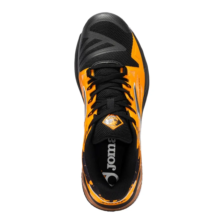 Imagen 2 de 4 de Zapatillas Joma Padel Spin-NARANJA/NEGRO