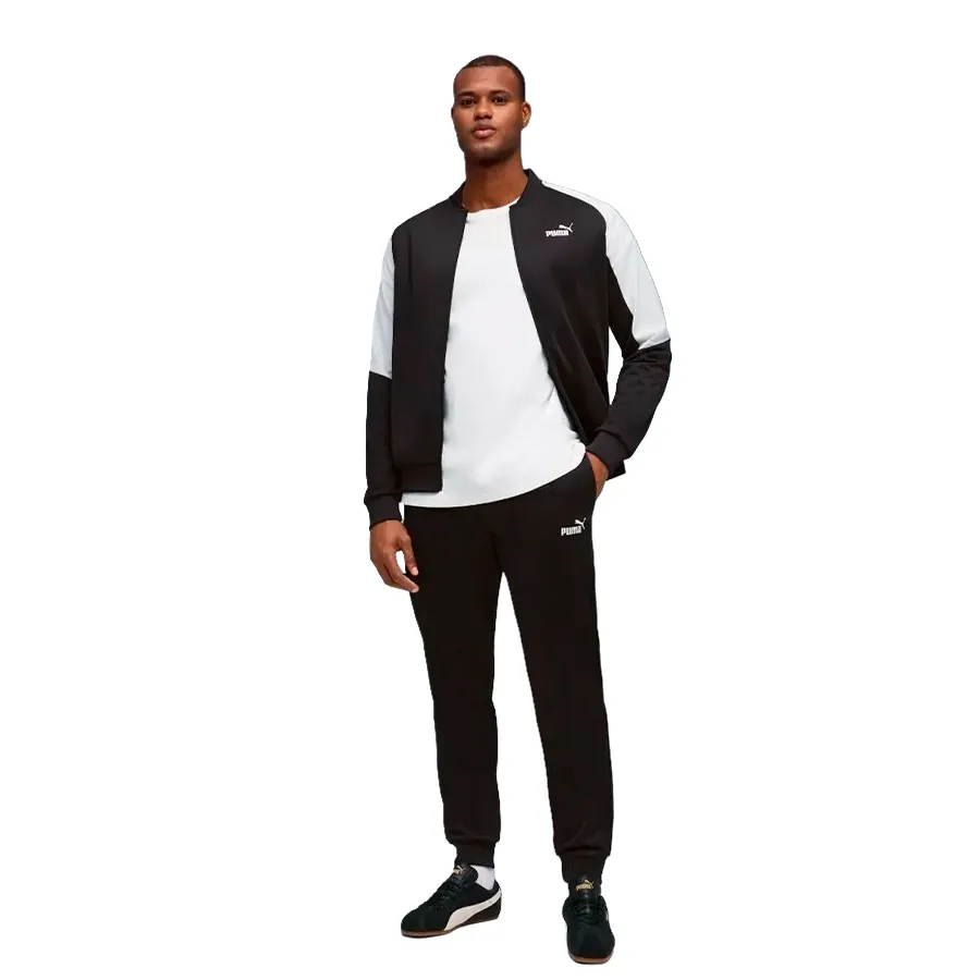 Imagen 0 de 5 de Conjunto Puma Poly Baseball Suit-NEGRO/BLANCO