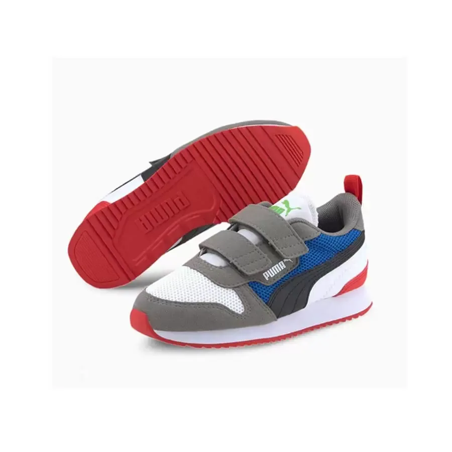 Imagen 3 de 4 de Zapatillas Puma R78 V Ps-BLANCO/AZUL/ROJO