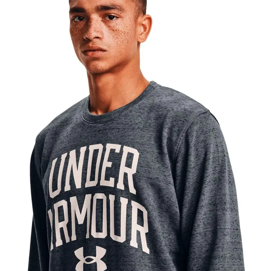 Imagen 3 de 4 de Buzo Under Armour Rival Terry Crew-GRIS