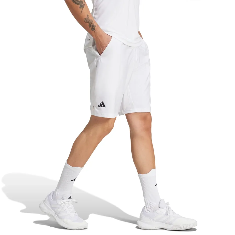 Imagen 2 de 6 de Short adidas Club Climacool 3 Tiras-BLANCO
