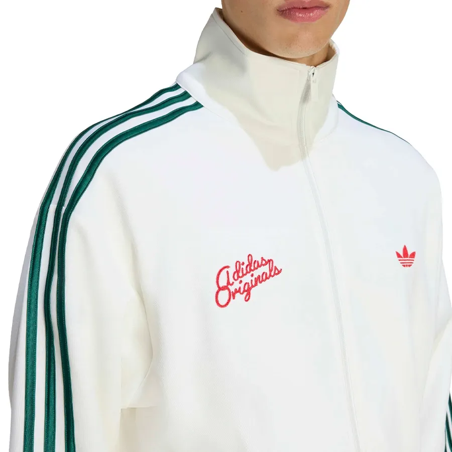 Imagen 4 de 5 de Campera adidas originals Firebird Roses-BLANCO/VERDE/ROJO