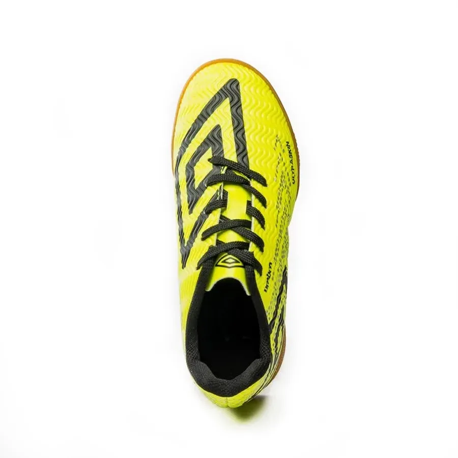 Imagen 3 de 8 de Botines Umbro Ultraskin Jr-AMARILLO FLUOR/NEGRO/PLATA