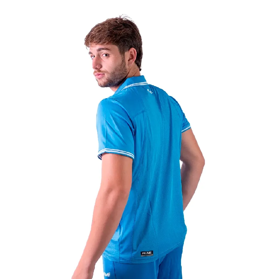 Imagen 2 de 5 de Remera Fiume Sport Godoy Cruz 25-AZUL/BLANCO