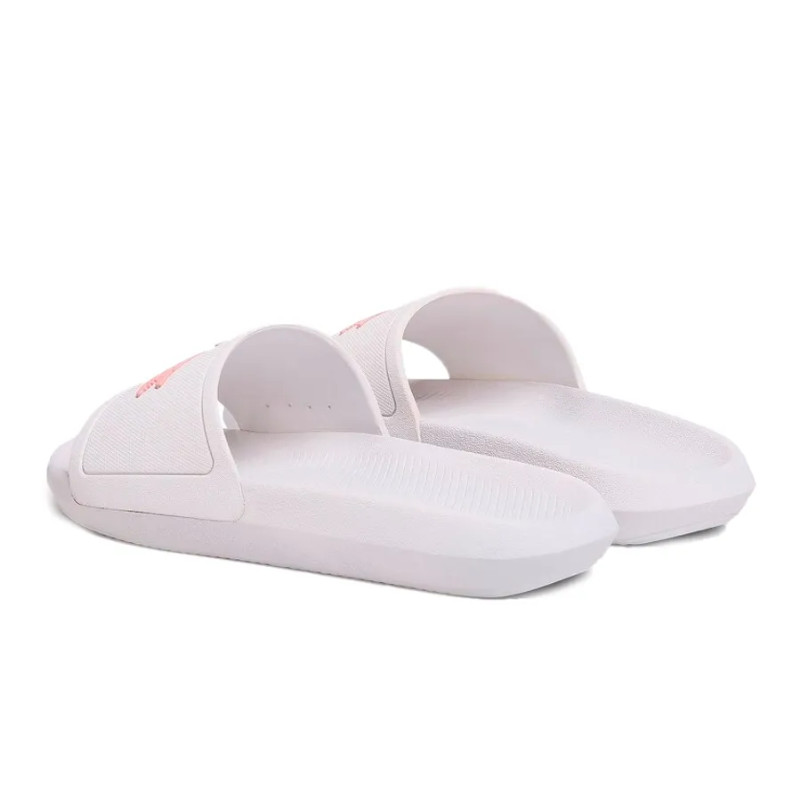 Imagen 3 de 5 de Ojotas Lacoste Croco-BLANCO/ROSA