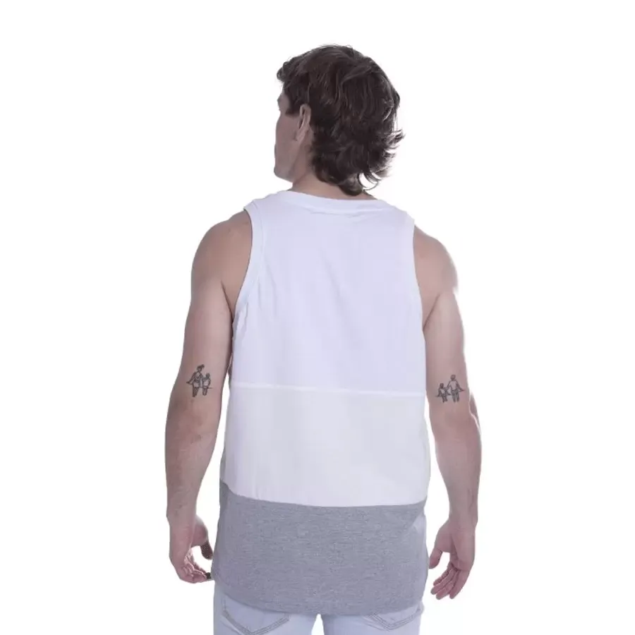 Imagen 2 de 4 de Remera Fila Over Block-BLANCO/NATURAL