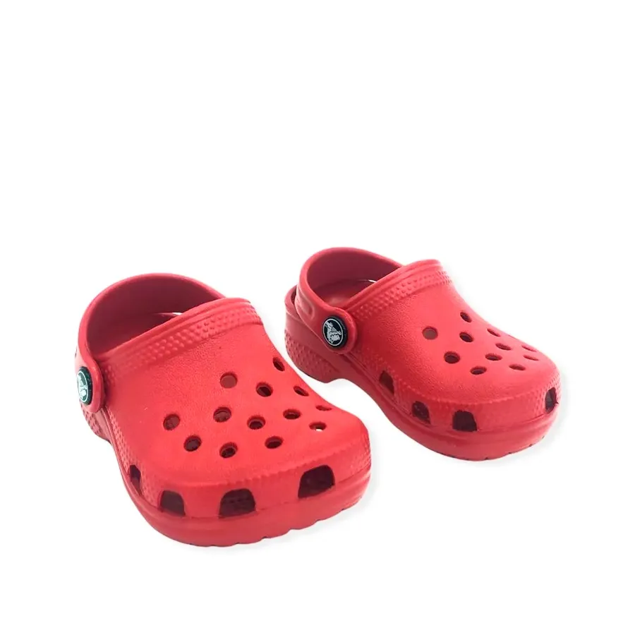 Imagen 3 de 4 de Ojotas Crocs Littles-ROJO