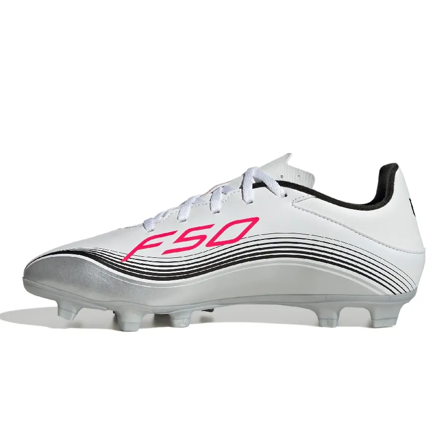 Imagen 2 de 7 de Botines adidas F50 Messi Club Fg-BLANCO/ROJO/PLATA