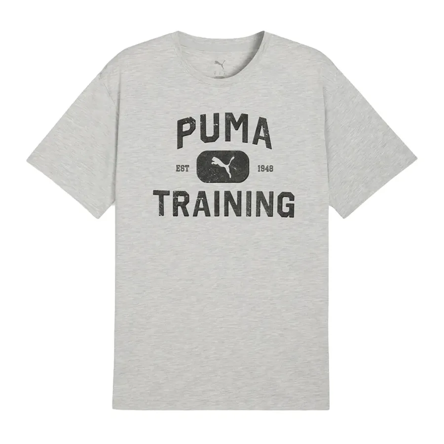 Imagen 2 de 4 de Remera Puma Train Logo Relaxed-GRIS