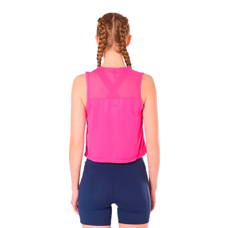 Imagen 1 de 5 de Musculosa Saucony Stopwatch Crop Tank-ROSA