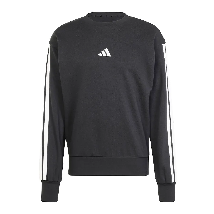 Imagen 2 de 5 de Buzo adidas Essentials 3 Stripes-NEGRO