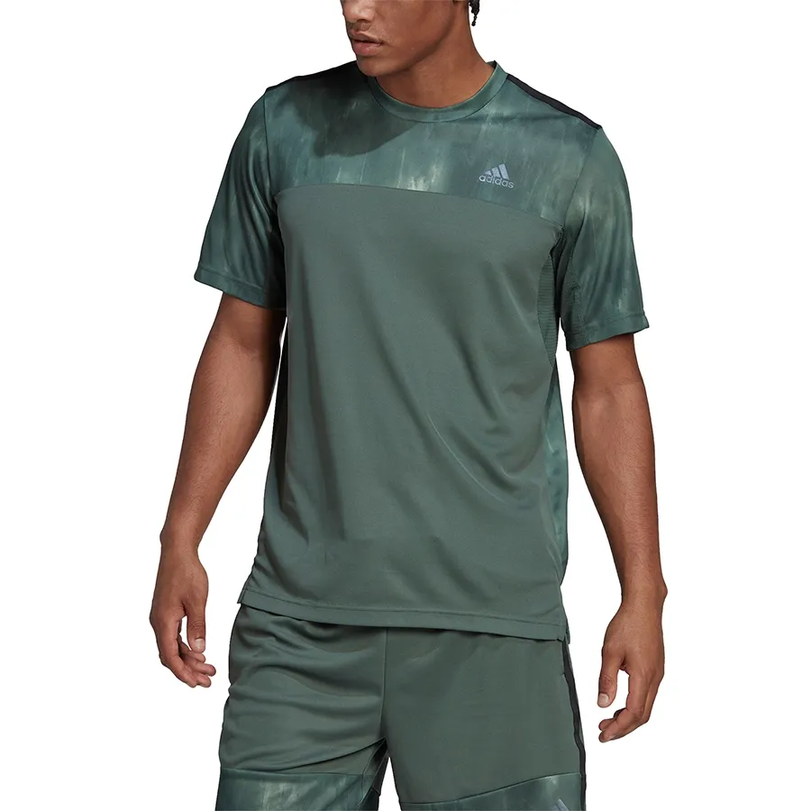 Imagen 1 de 5 de Remera adidas Aeroready Workout-VERDE/NEGRO