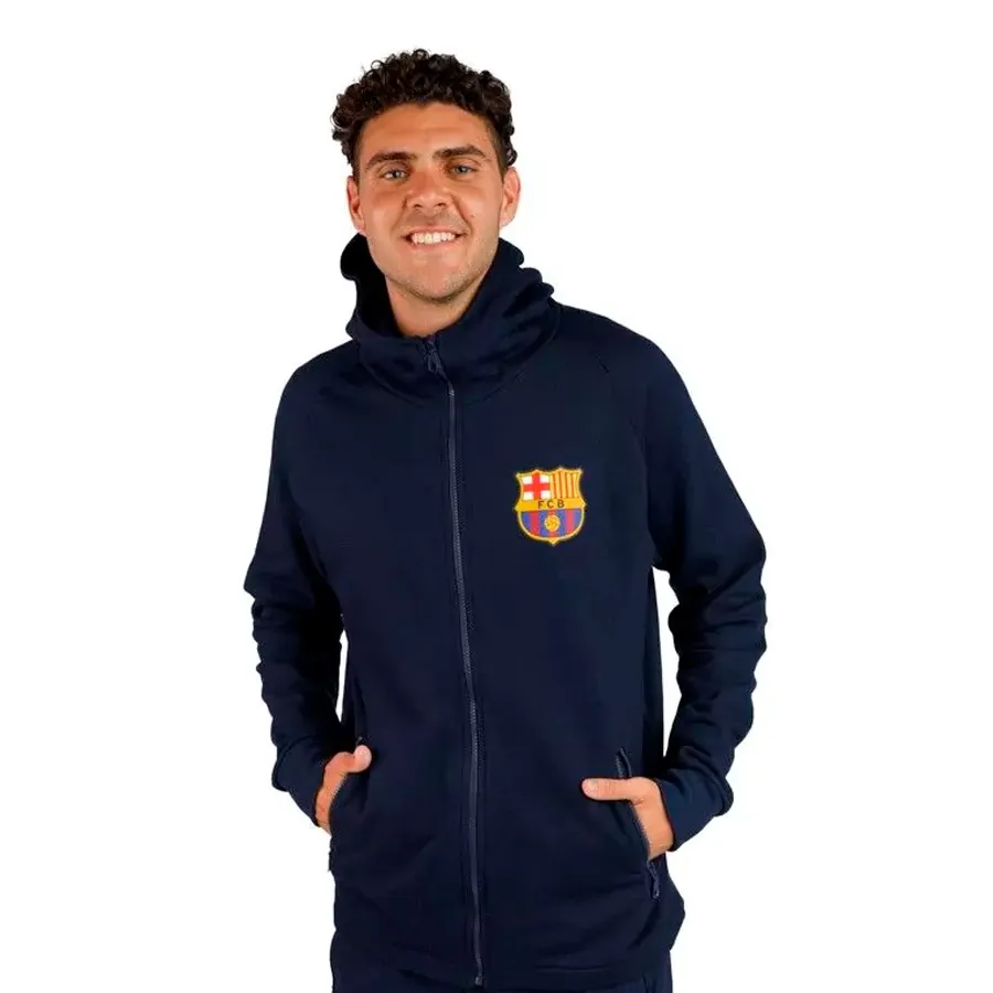 Imagen 1 de 3 de Campera DRB C/Capucha Barcelona-MARINO
