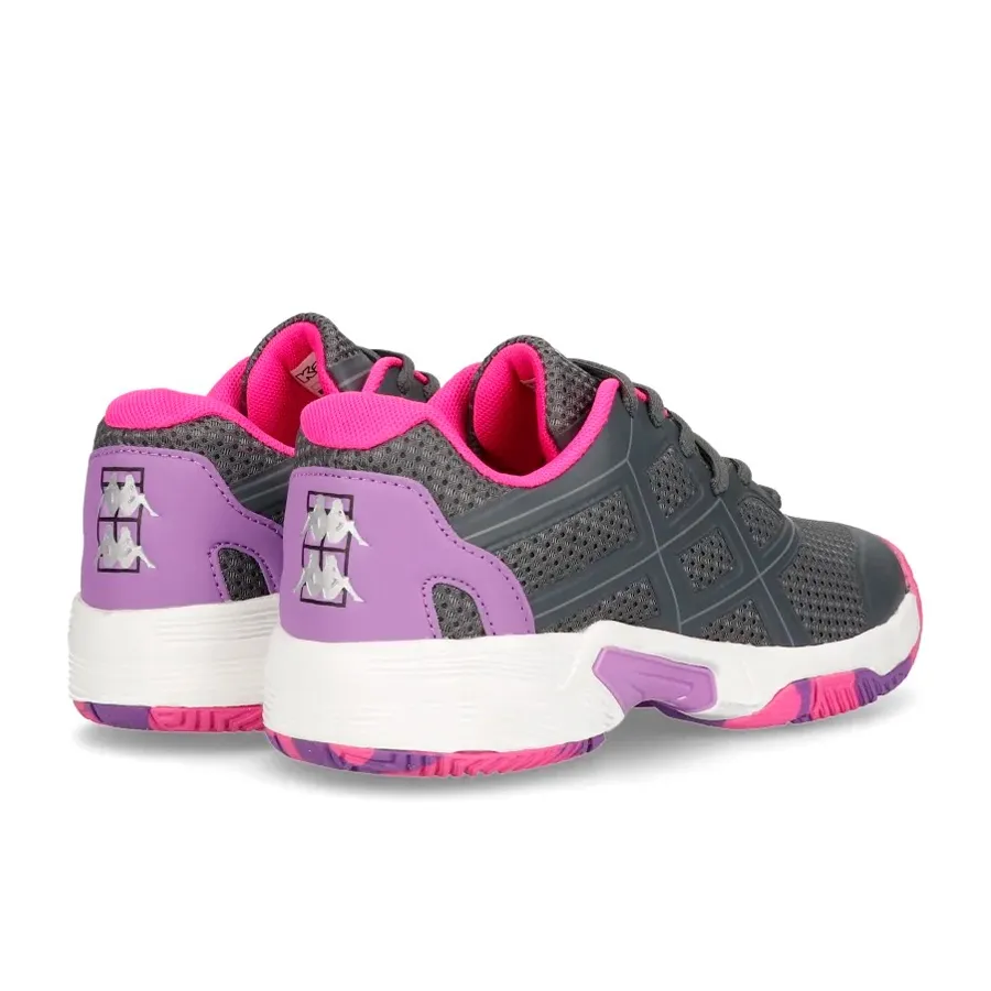 Imagen 2 de 5 de Zapatillas Kappa Kombat Padel Match 2-GRIS/FUCSIA