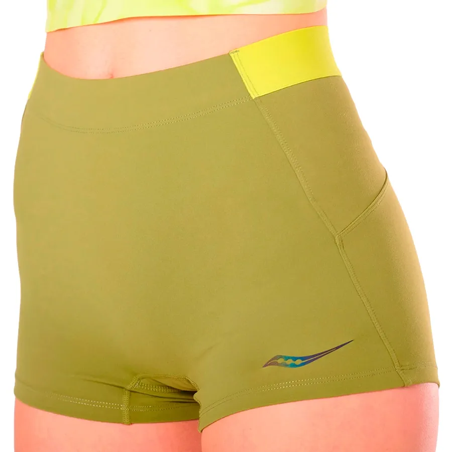 Imagen 2 de 4 de Calza Saucony Endorphin-VERDE OLIVA