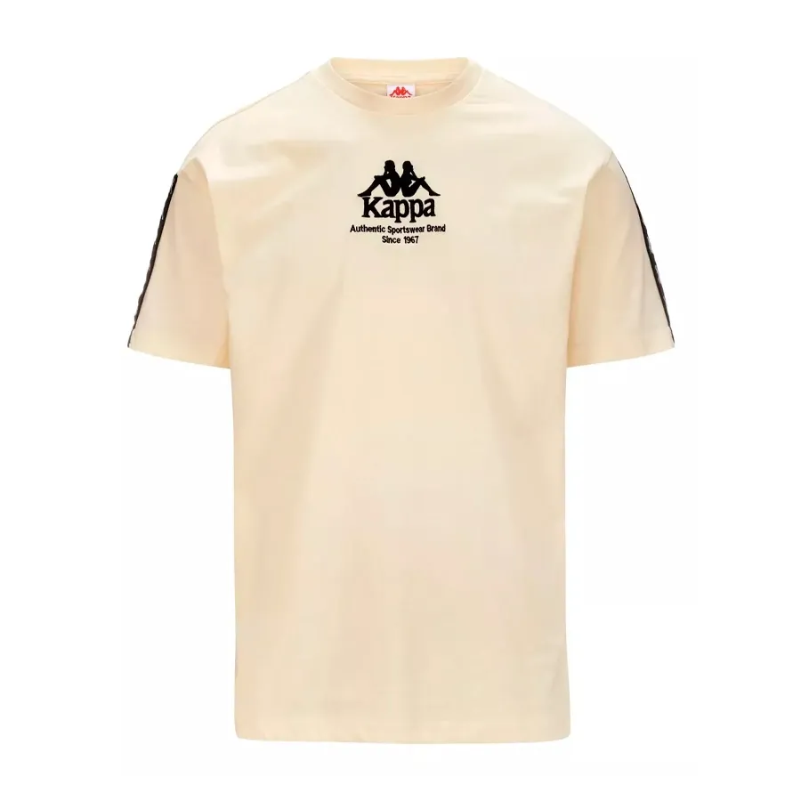 Imagen 0 de 3 de Remera Kappa Banda Vasto-CREMA/NEGRO