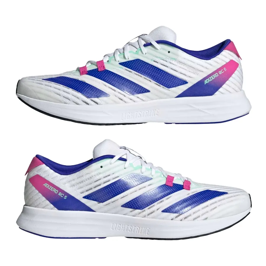 Imagen 3 de 9 de Zapatillas adidas Adizero Rc 5-BLANCO/AZUL/FUCSIA