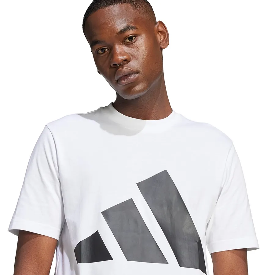 Imagen 3 de 4 de Remera adidas Essentials Big Logo-BLANCO/NEGRO
