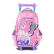 mochila-footy-carro-18-c-luz-unicorn-wing-ROSA VIEJO/VIOLETA/VERDE AGUA