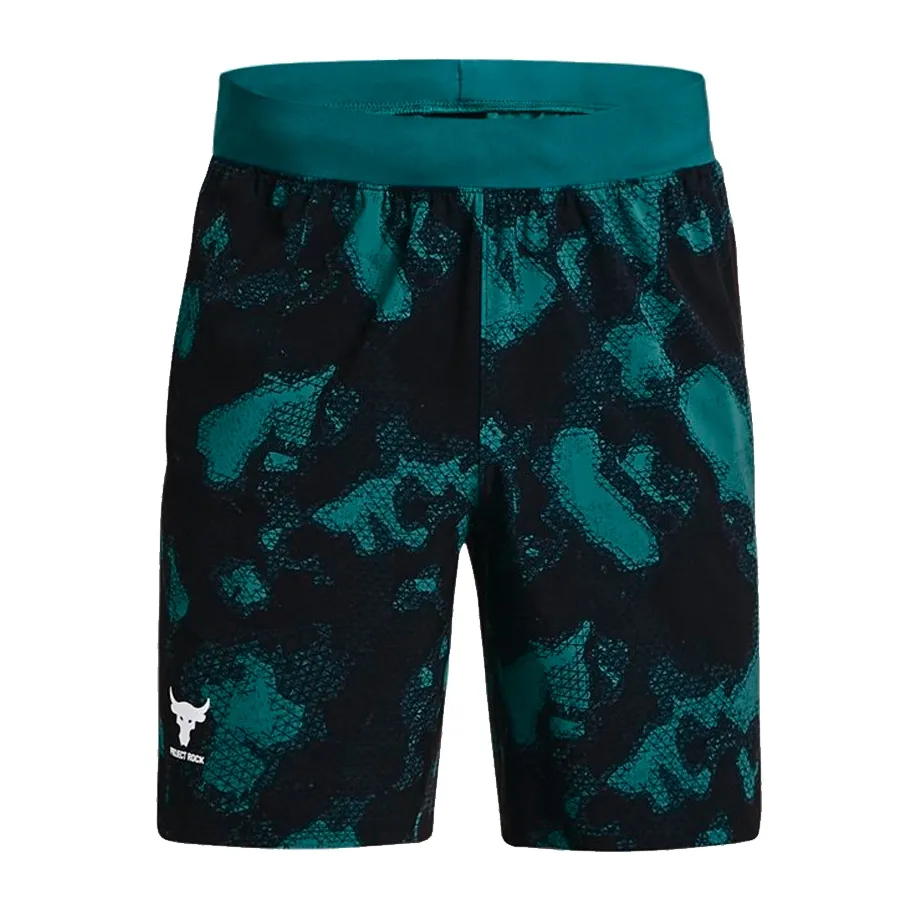 Imagen 0 de 9 de Shorts Under Armour Project Rock-NEGRO/VERDE