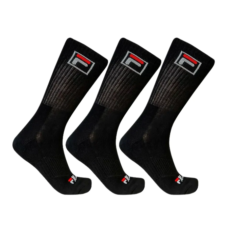 Imagen 0 de 1 de Medias Fila Caño Alto Fbox Pack x3-NEGRO