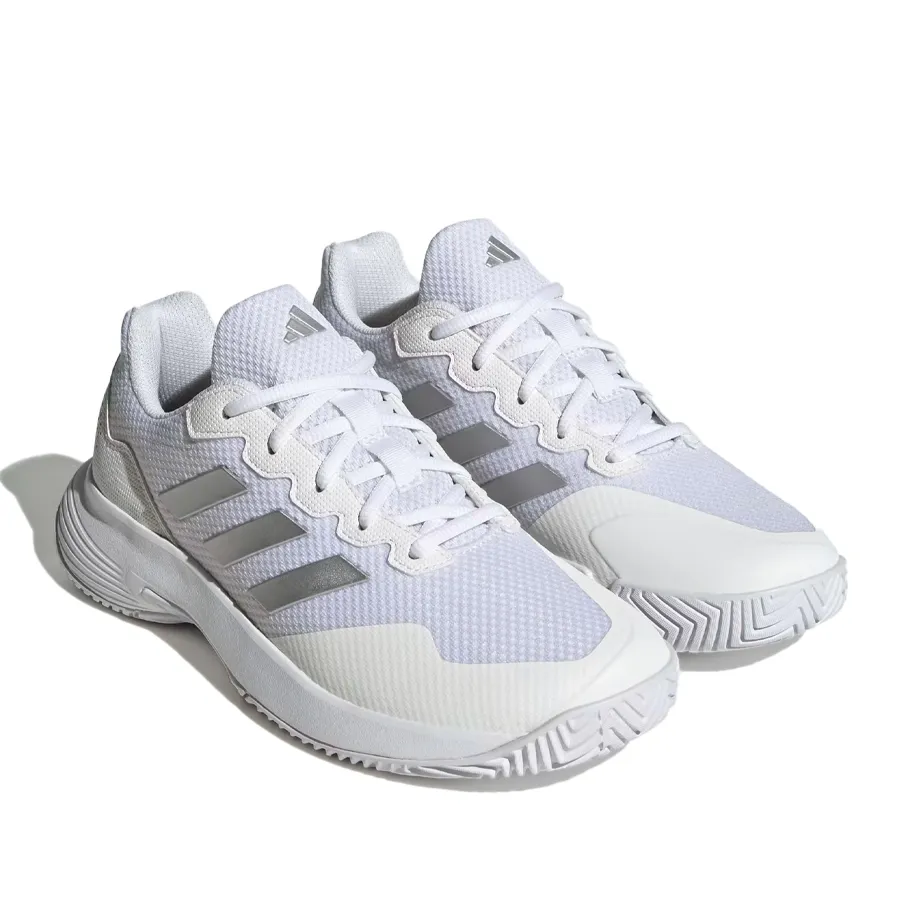 Imagen 2 de 9 de Zapatillas adidas Gamecourt 2-BLANCO/PLATA
