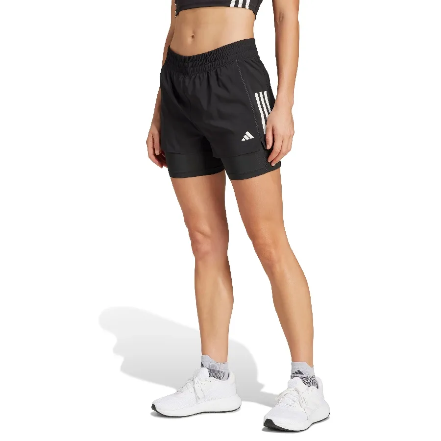 Imagen 0 de 5 de Shorts adidas Own the Run Climacool 2 en 1-NEGRO